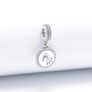 925 sterling silver charm palm