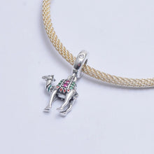 Load image into Gallery viewer, 925 sterling silver charm Camel zircon
