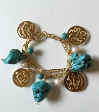 Load image into Gallery viewer, Customized - Turquoise Bracelet + azakar
