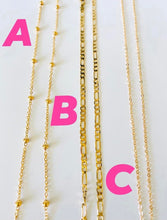 Load image into Gallery viewer, Name Necklace - Basic multi chain
