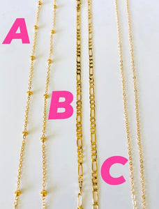 Name Necklace - Basic multi chain