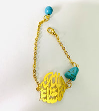 Load image into Gallery viewer, Customized Bracelet - MSA Bracelet + turquoise
