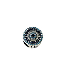 Load image into Gallery viewer, 925 sterling silver charm circle in eyes All zircon
