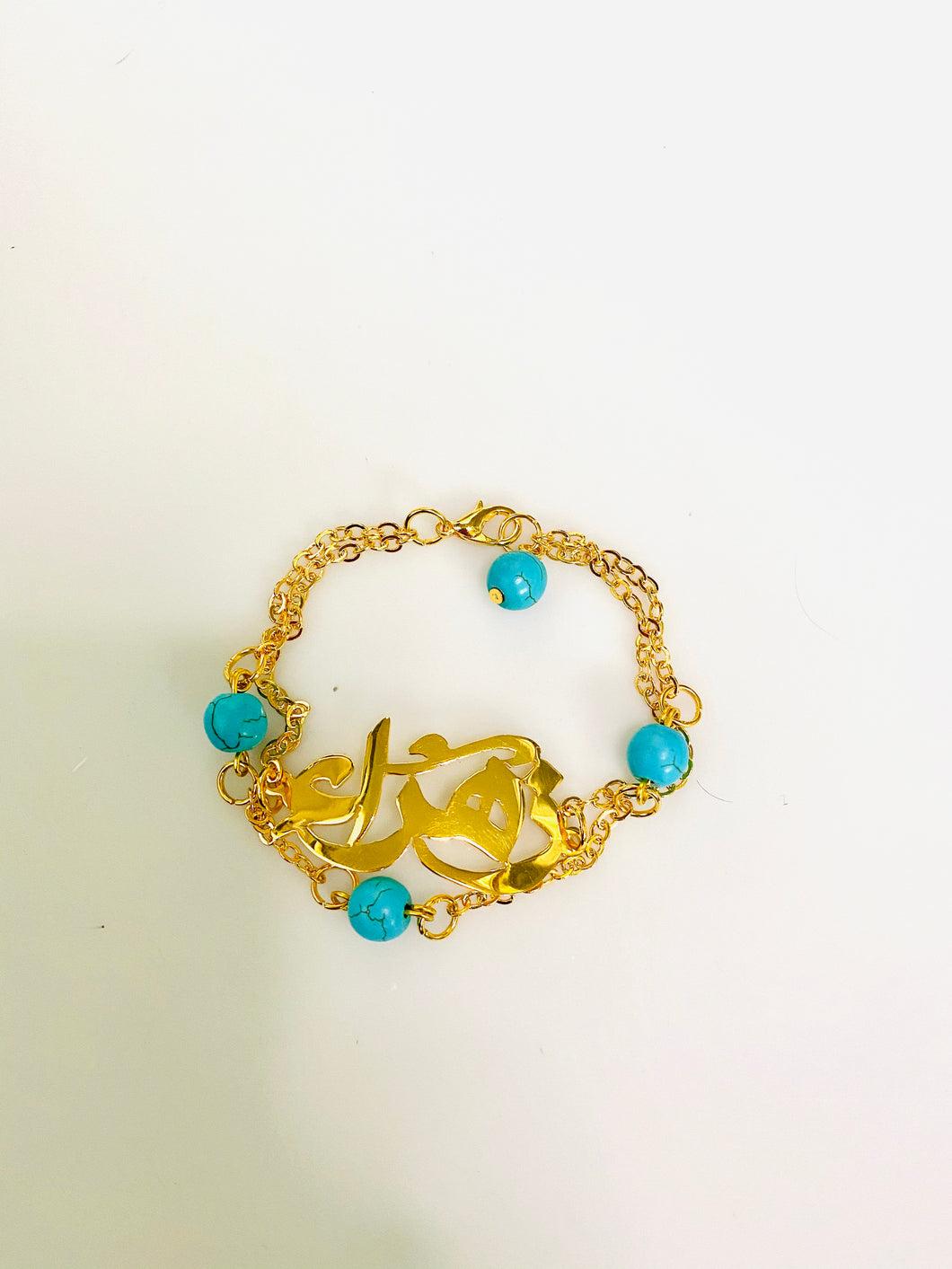 Customized - Double chain Name bracelet